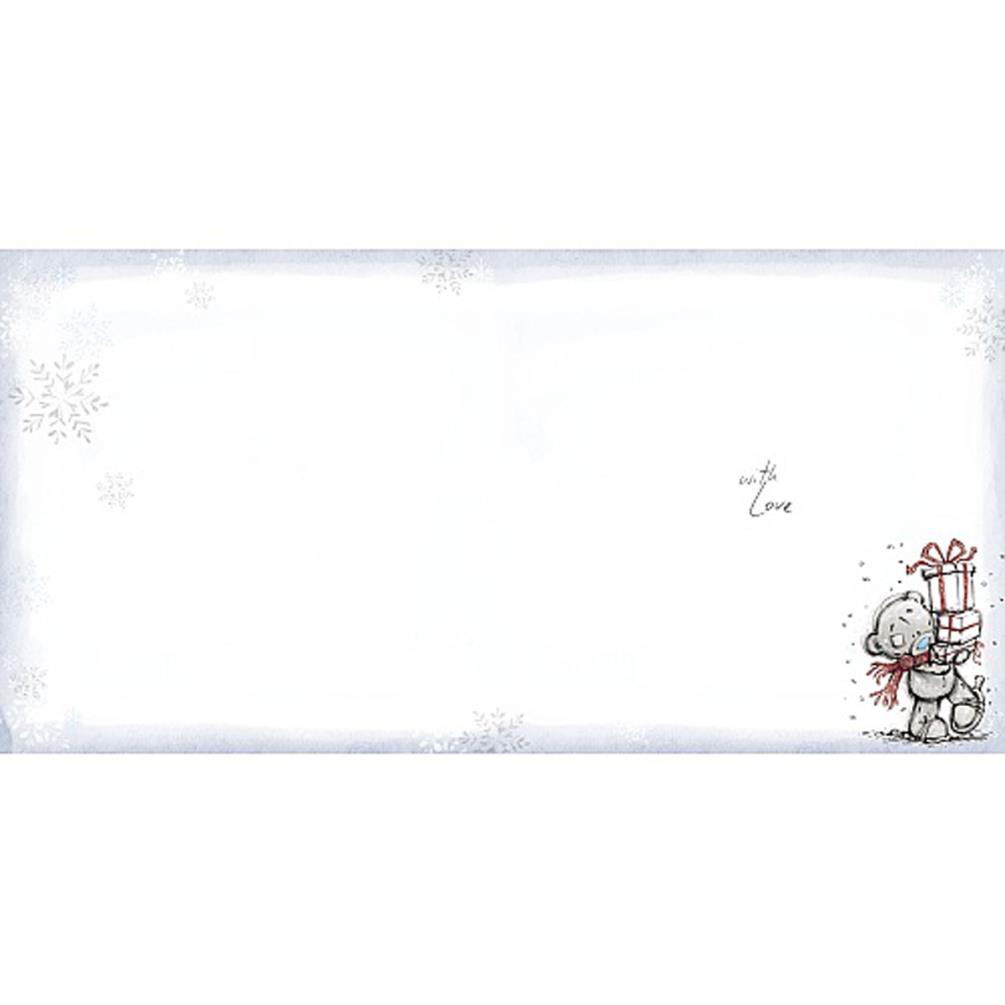 Sketchbook Tatty Teddy Holding Present Me to You Bear Christmas Card Extra Image 1
